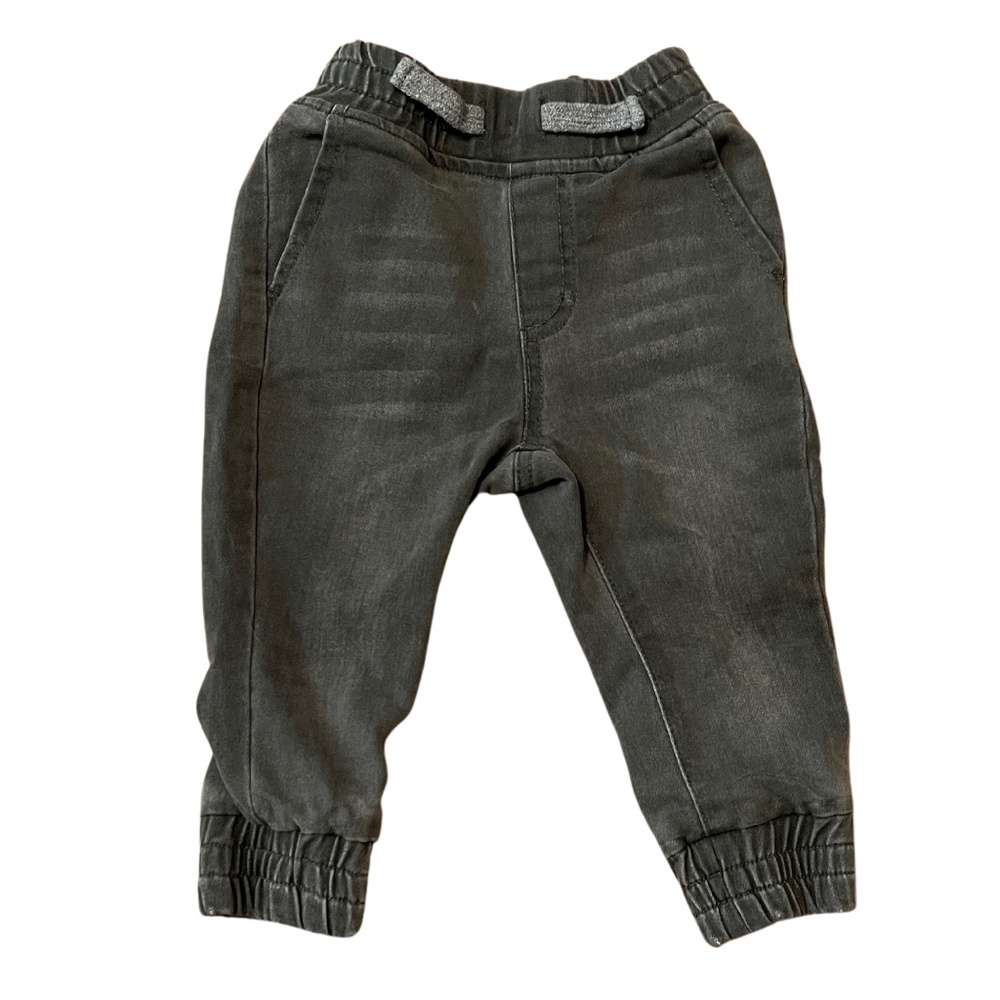 Joe's Jeans Denim Infant Baby Toddler Charcoal Joggers Size 18M